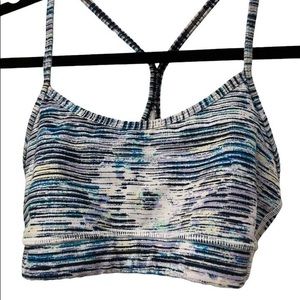 Lululemon Flow Y Racerback Nulu Sports Bra Light Support RARE Color - Light Use
